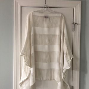 Fringe poncho